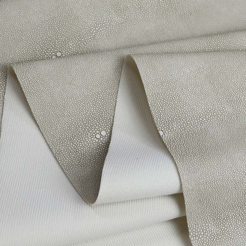 Material de los muebles del sofá del cuero artificial de la prenda impermeable del PVC de la piel de los pescados del diablo