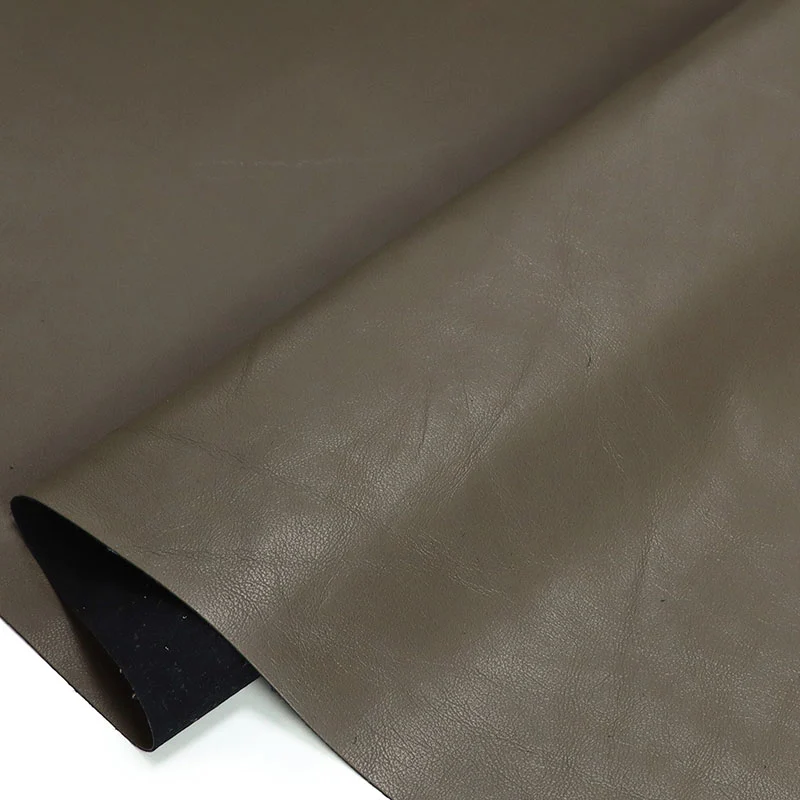 Cuero de PU con respaldo reciclado GRS para prendas de vestir chaquetas