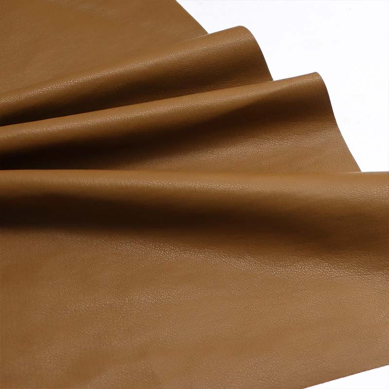 Super Soft Knitting Backing PU Leather Clothing Material