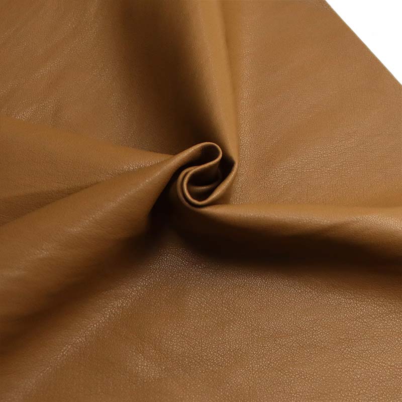 Super Soft Knitting Backing PU Leather Clothing Material