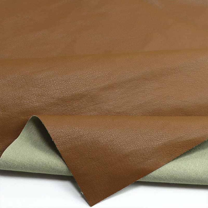 Super Soft Knitting Backing PU Leather Clothing Material