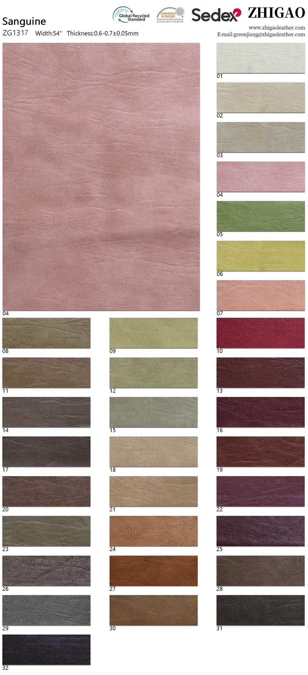 Tree Grain PU Imitation Leather Apparel Textiles
