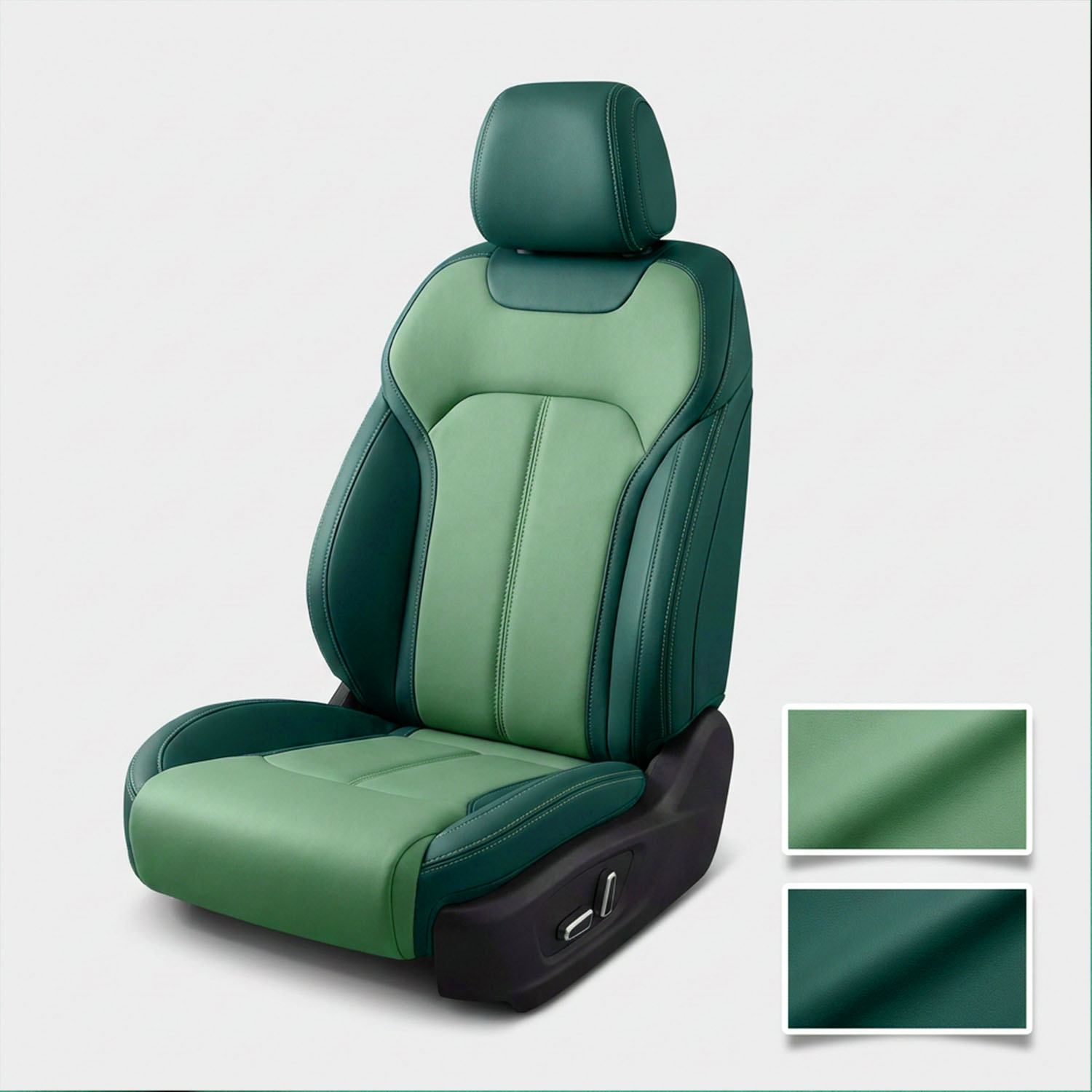 Cuero de microfibra automotriz flor napa para volante
